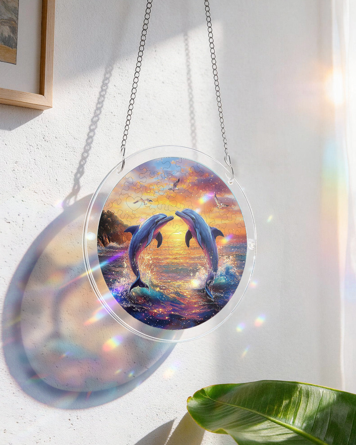 kaayee-suncatcher-puzzle-dolphin-love-song-fensterbild-s image 5