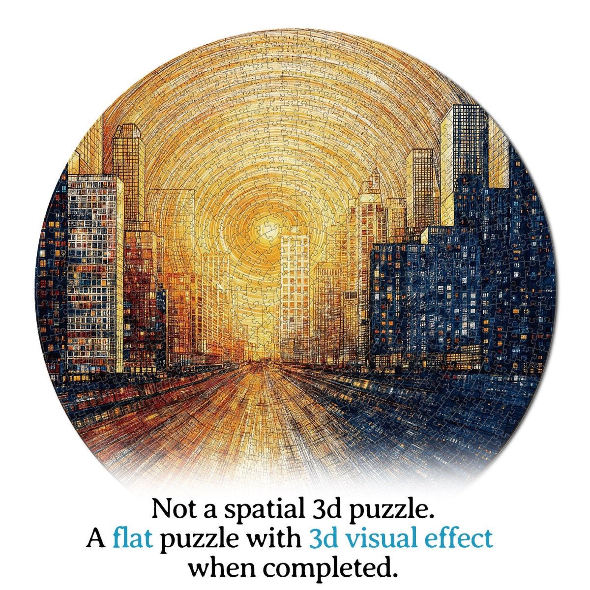 kaayee-cardboard-puzzle-city-of-dawn-1000-teile-eco-white-board image 5