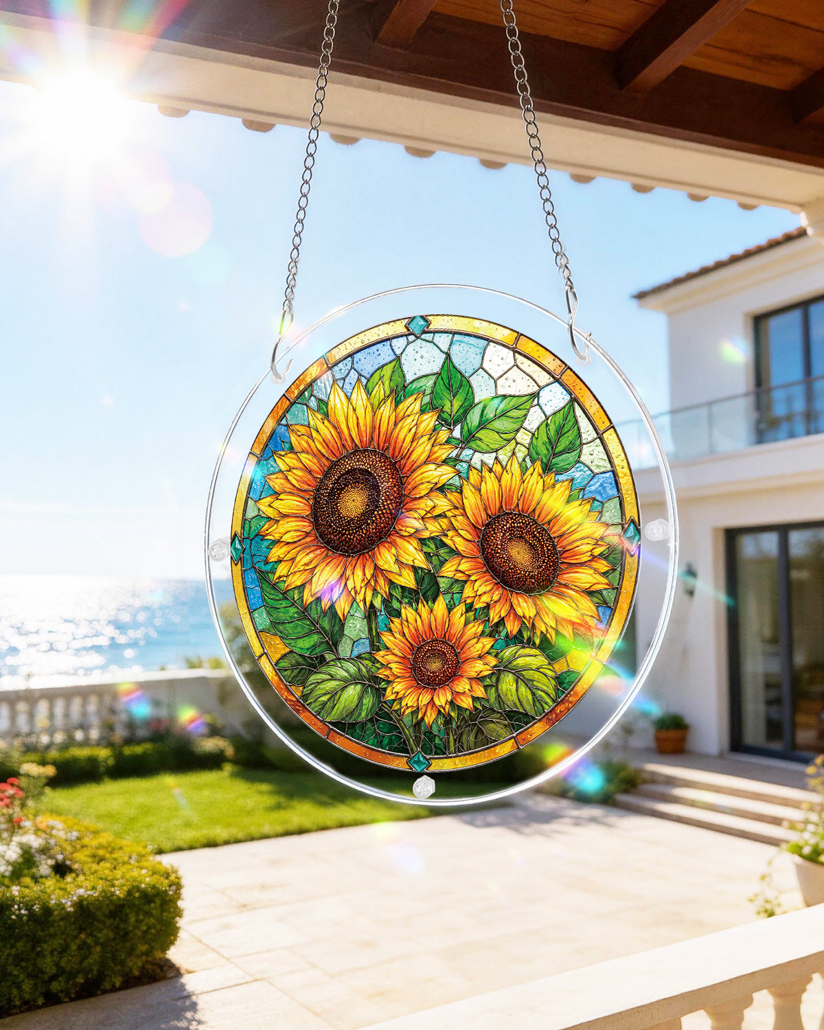 kaayee-suncatcher-puzzle-sunflower-radiance-fensterbild-blume image 8
