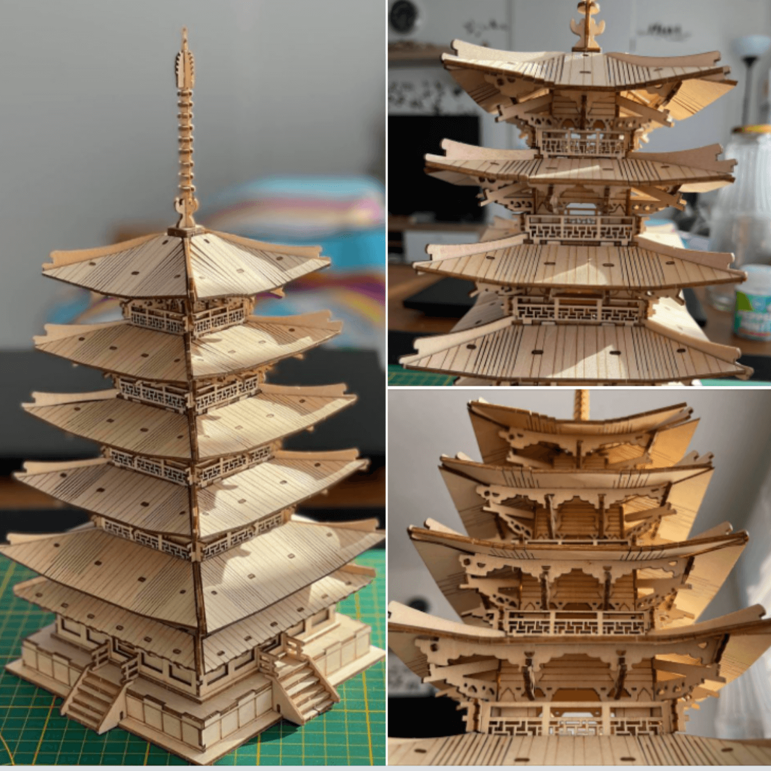 magicholz-3d-puzzle-five-storied-pagoda-holzpuzzle-275-teile image 2