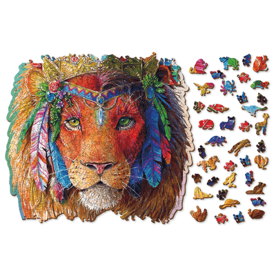 magicholz-mystischer-l-we-xl-holzpuzzle-505-teile-tierfiguren image 8