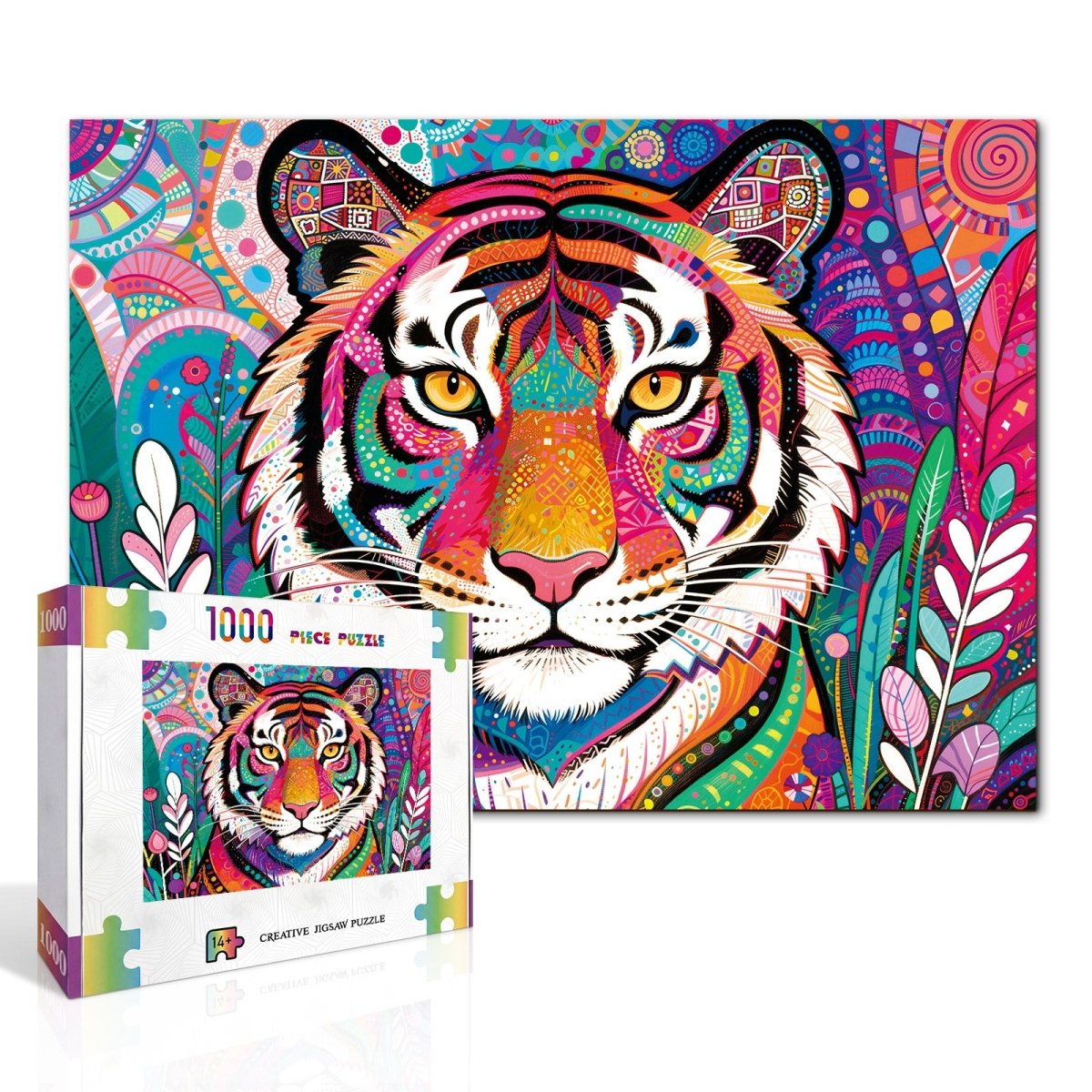 kaayee-tiger-king-puzzle-1000-teile-standard-edition-bunt image 2
