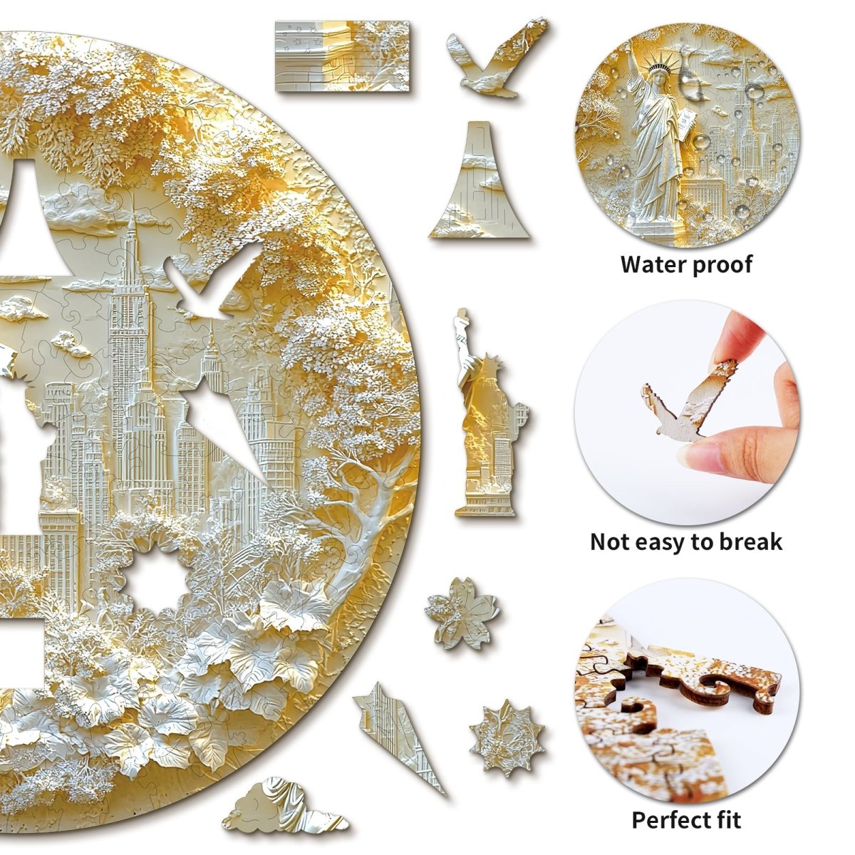 kaayee-wooden-puzzle-statue-of-liberty-holzpuzzle-medium image 2