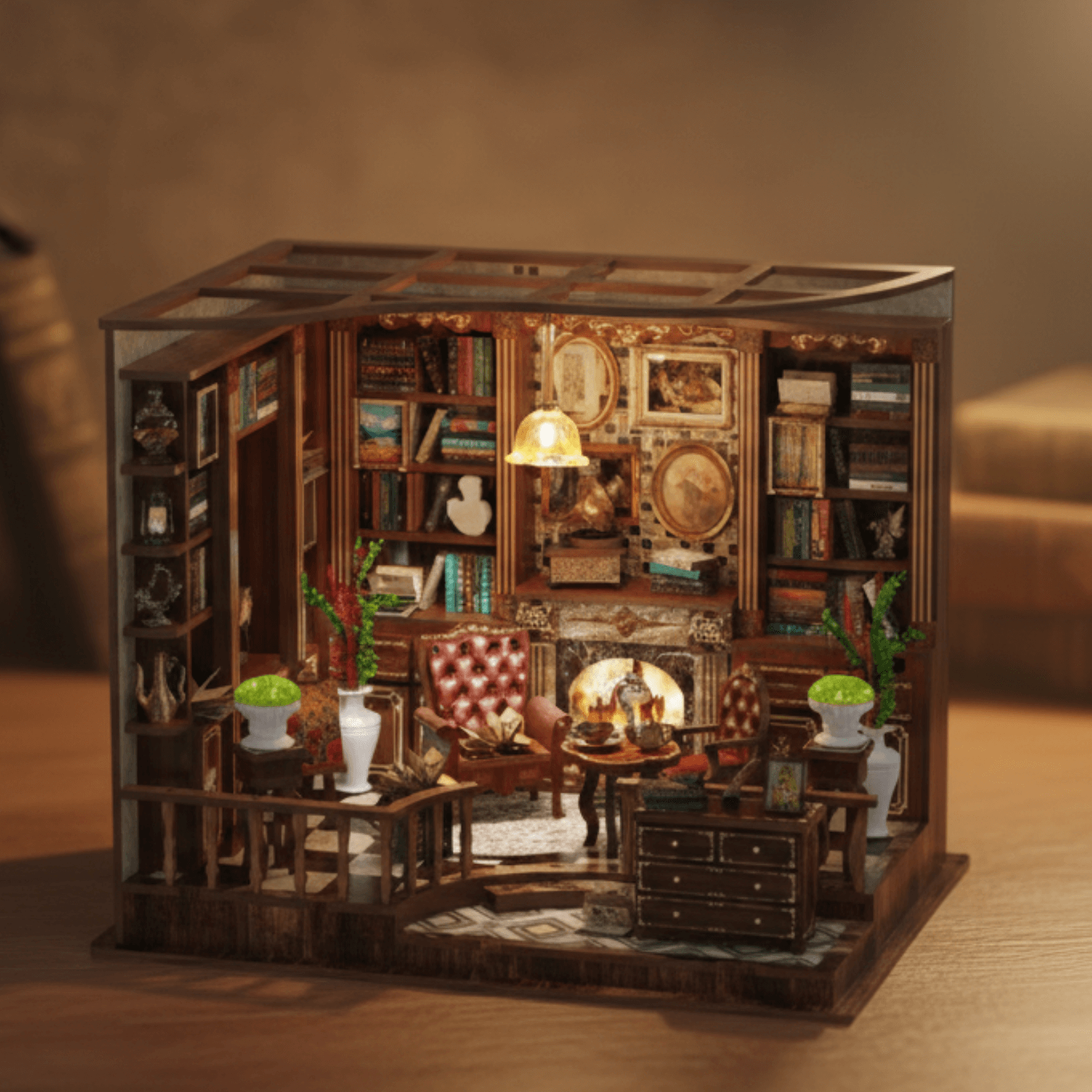 magicholz-the-old-study-room-book-nook-248-teile-bibliothek image 2
