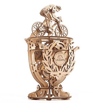 magicholz-mechanischer-bausatz-automaton-fahrradfahrer-pokal image 3