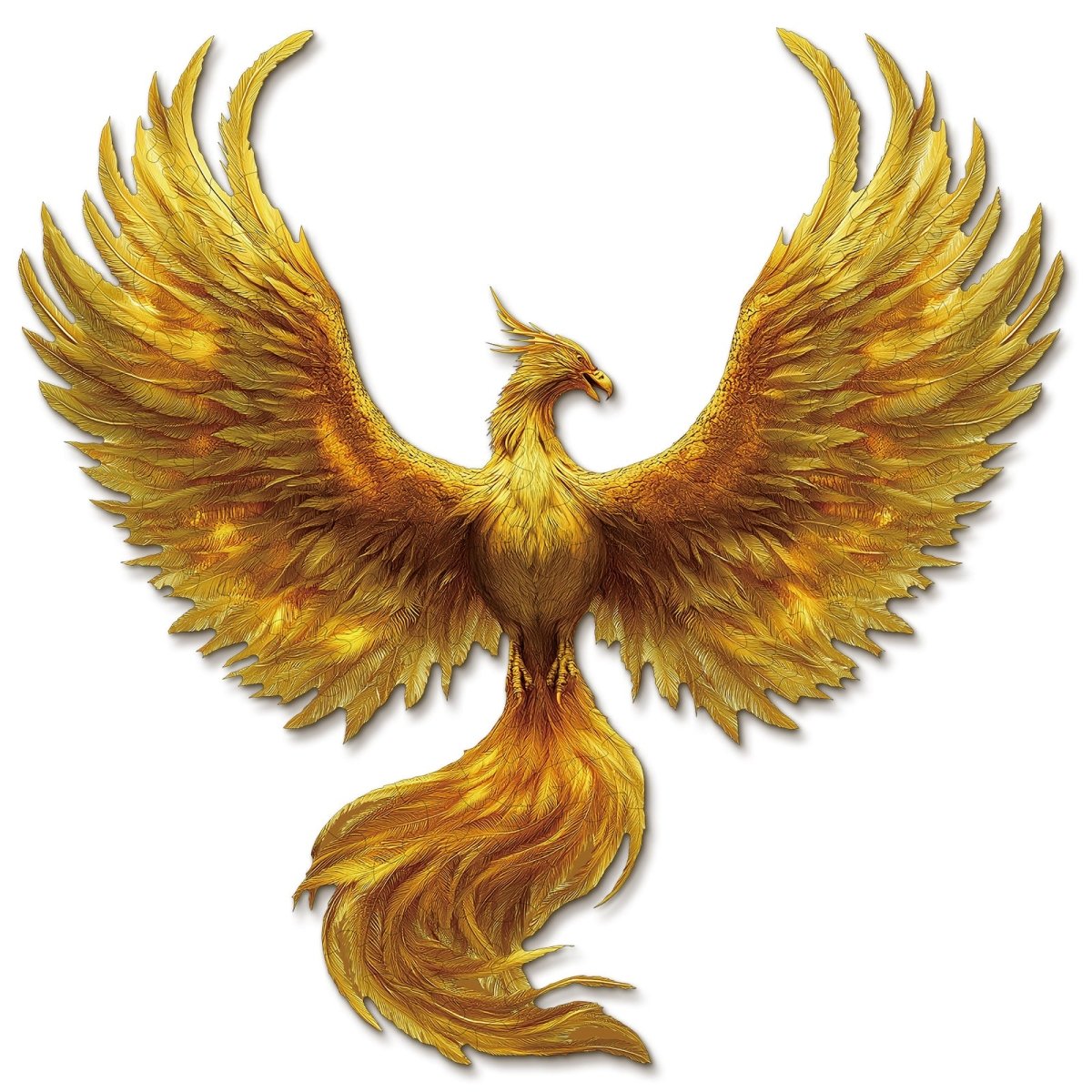 kaayee-golden-feather-phoenix-holzpuzzle-medium image 1