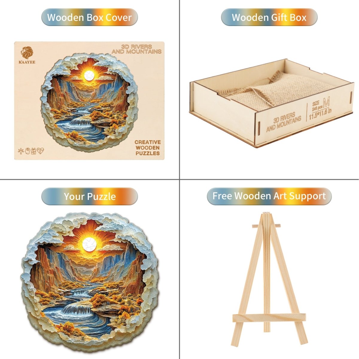 kaayee-wooden-puzzle-rivers-and-mountains-holzpuzzle-medium-canyon image 3