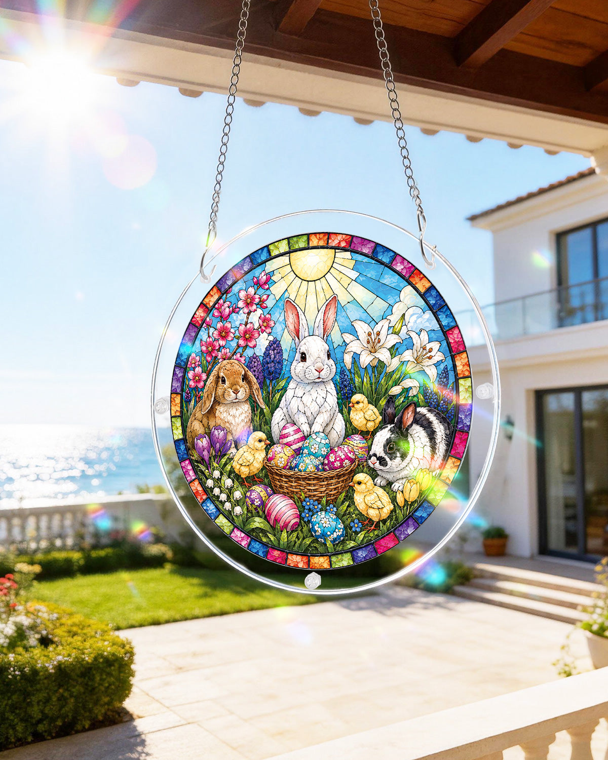 kaayee-suncatcher-puzzle-spring-bunny-fensterbild-small-acryl image 8