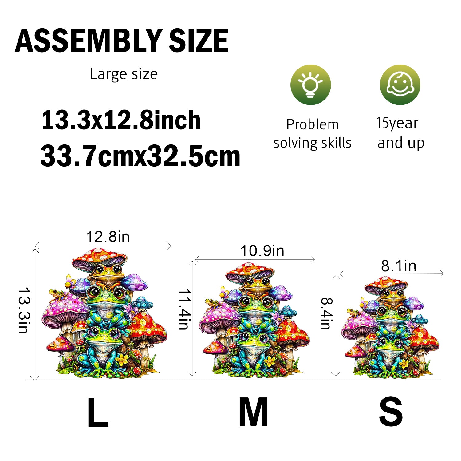 jigfoxy-frog-holzpuzzle-m-190-teile-froschmotiv image 3