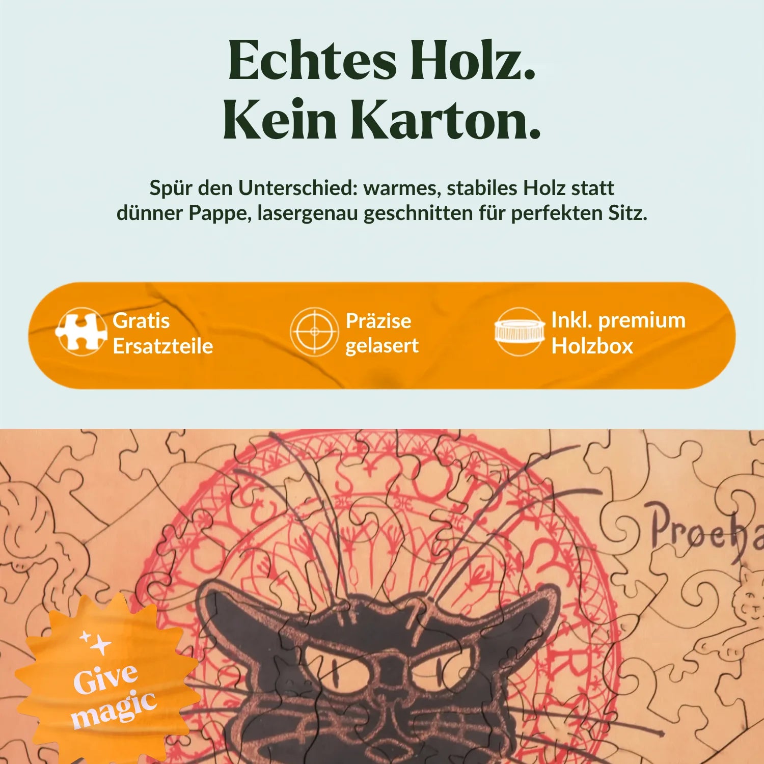 magicholz-holzpuzzle-der-schwarze-kater-holzpuzzle-kunstmotiv image 3