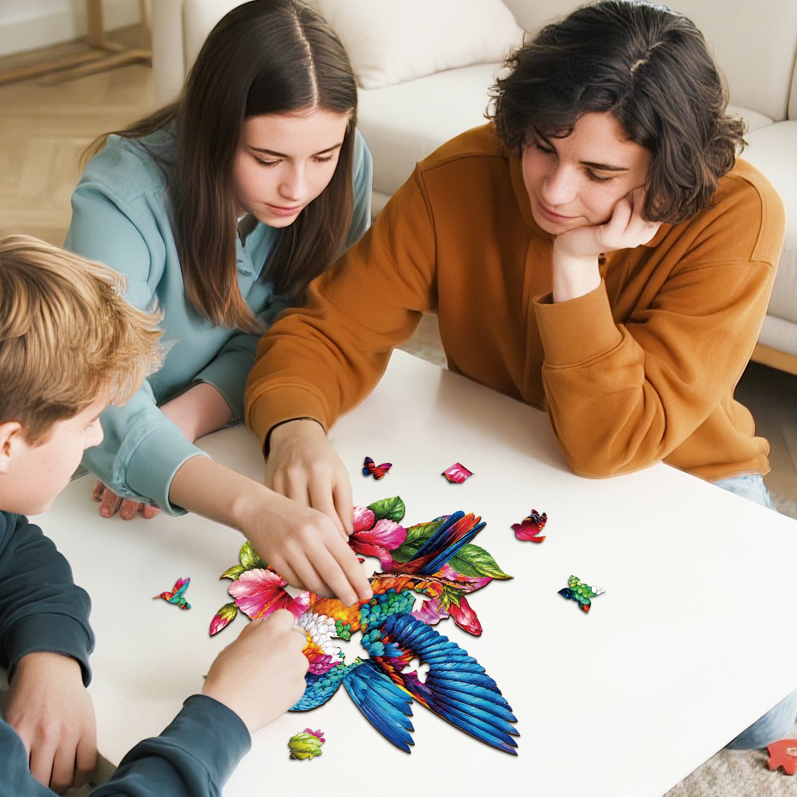kaayee-kolibri-garten-holzpuzzle-medium-naturmotiv image 7
