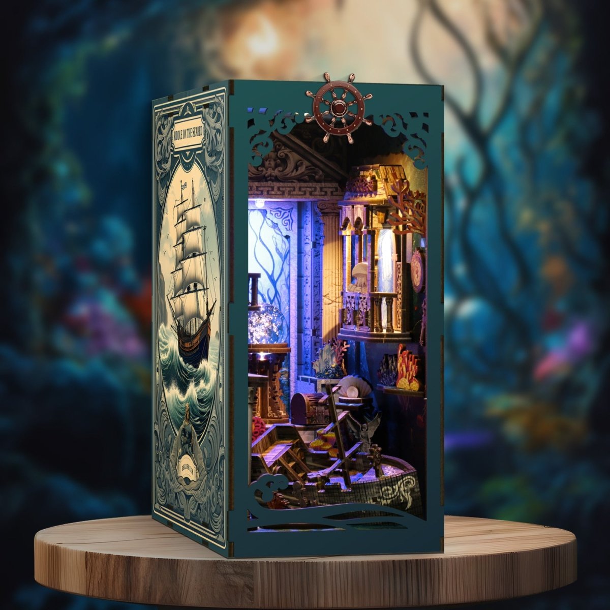 kaayee-book-nook-kit-seabed-illusions-book-nook-unterwasser image 2