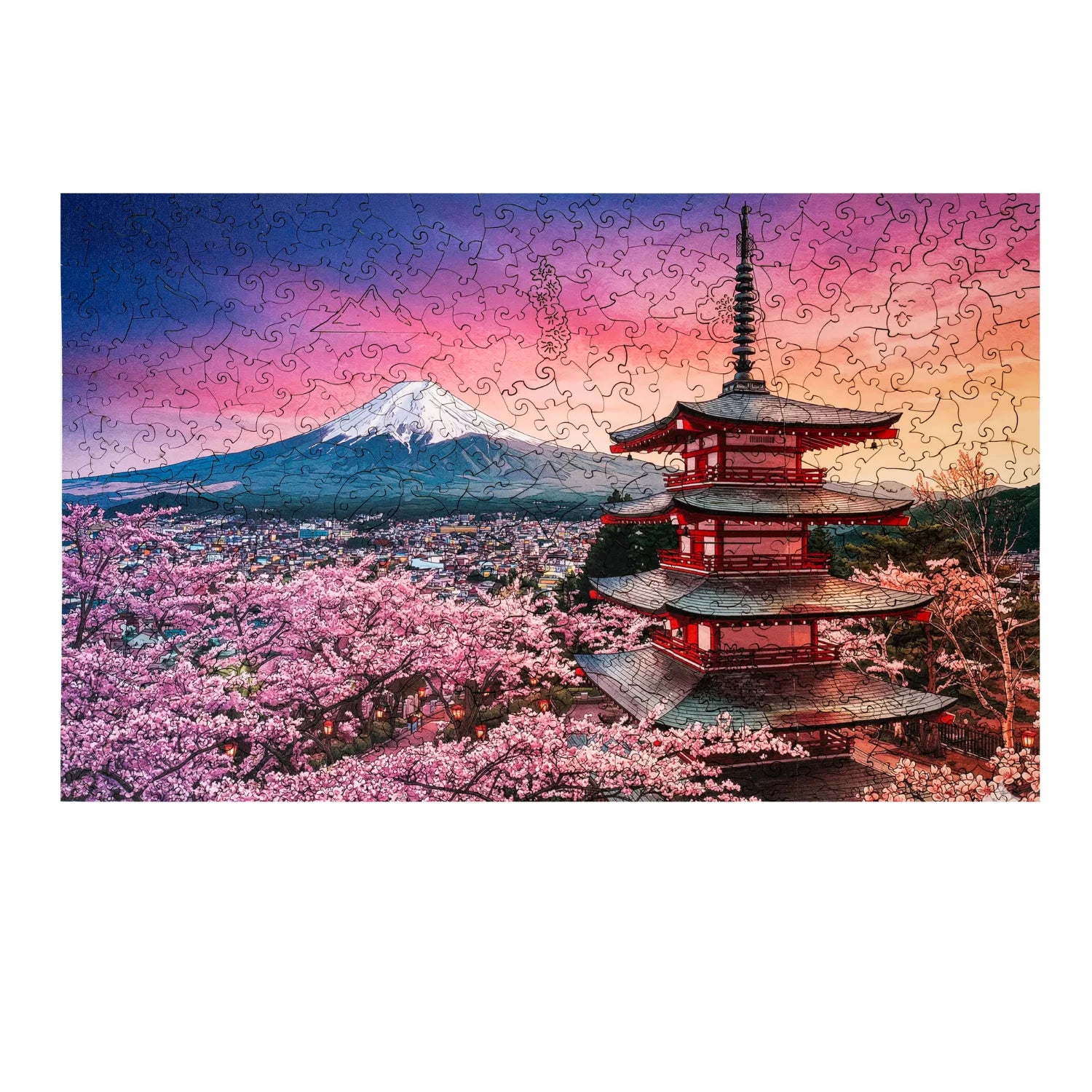 magicholz-holzpuzzle-kirschbl-tenzauber-am-fuji-500-teile image 8