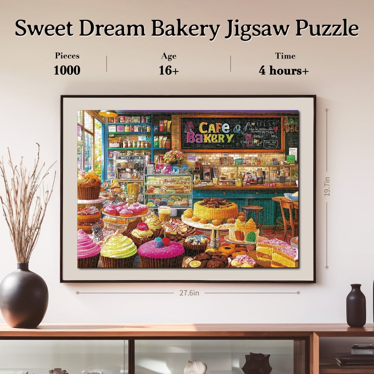 kaayee-cardboard-puzzle-sweet-dream-bakery-1000-teile image 4