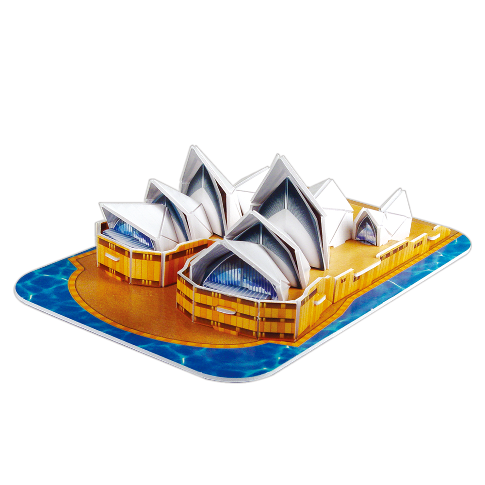 cubicfun-architecture-s3001h-sydney-opera-house-3d-puzzle-opernhaus image 2