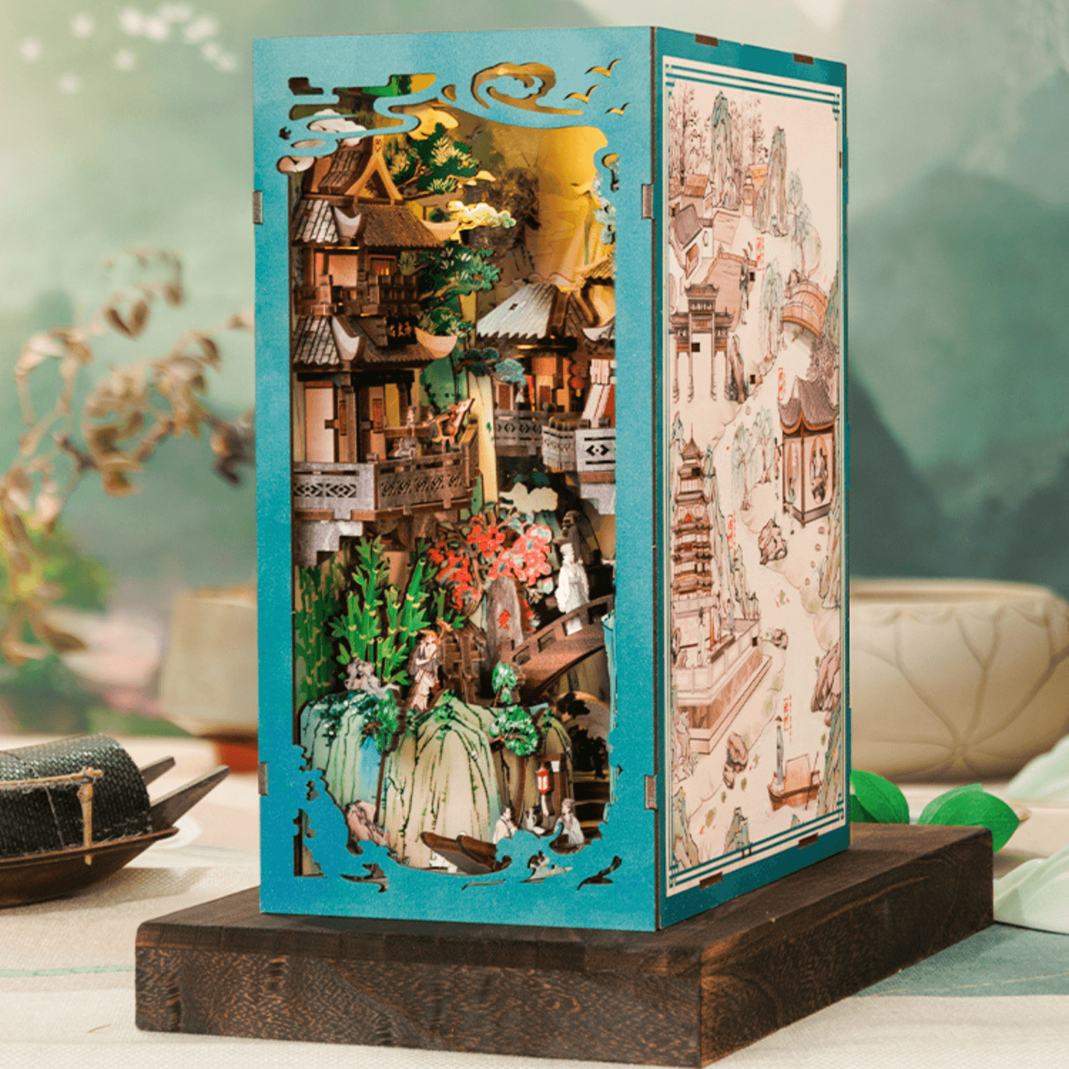 magicholz-book-nook-su-dongpo-s-life-regal-deko-mit-led-licht image 1