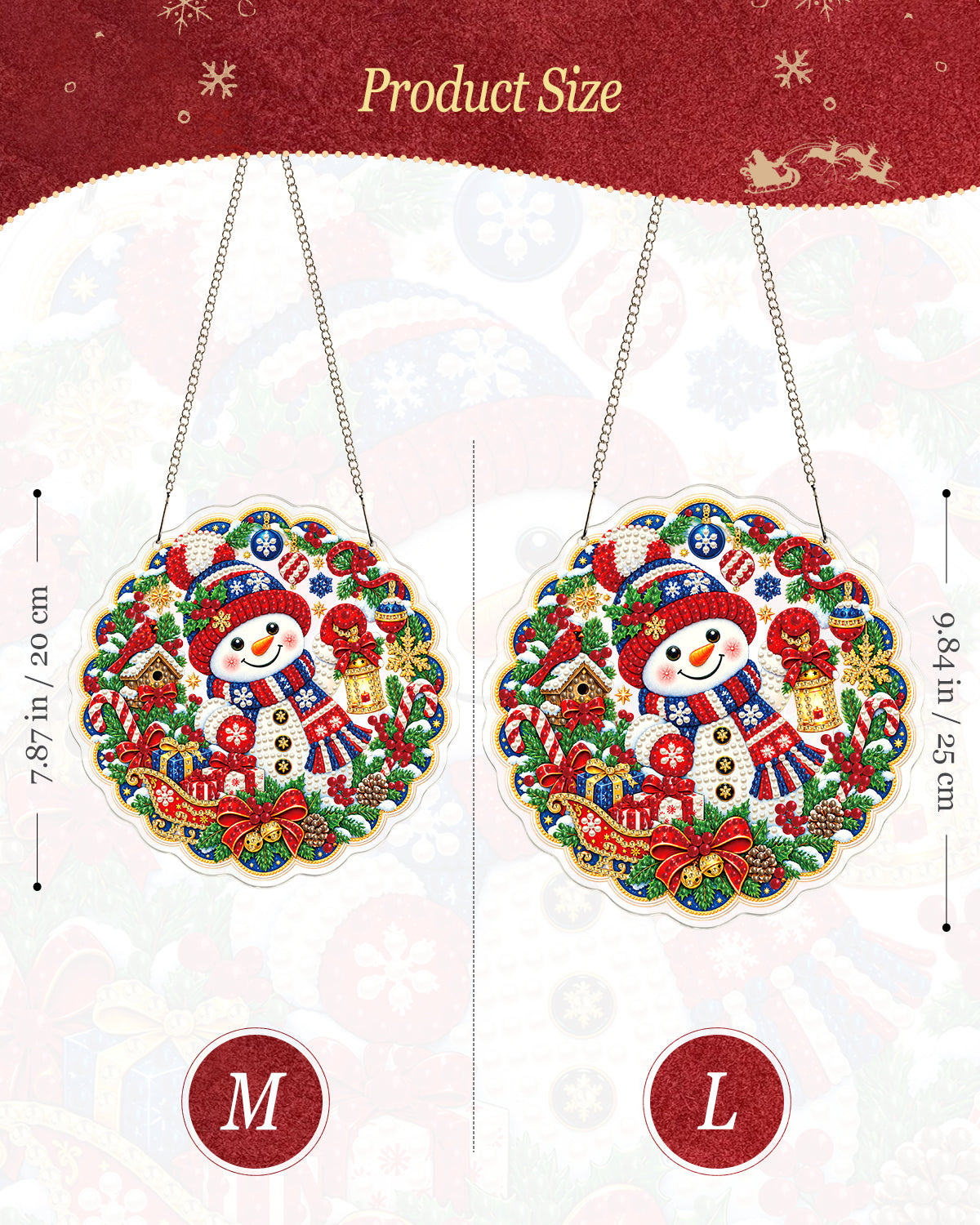 kaayee-suncatcher-kit-snowman-bastelset-20-cm-weihnachten image 4