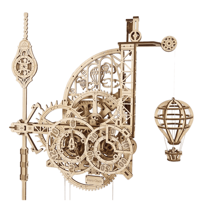 magicholz-mechanischer-bausatz-aero-wanduhr-mit-pendel image 7