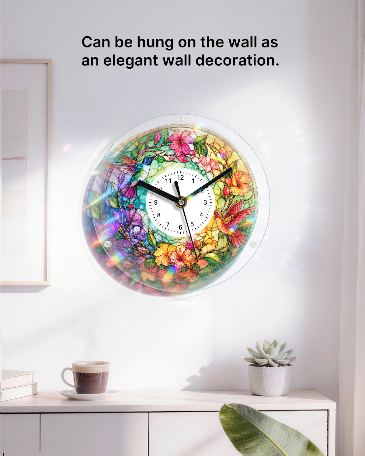 kaayee-clock-kit-hummingbird-paradise-puzzle-uhr-kolibri image 4