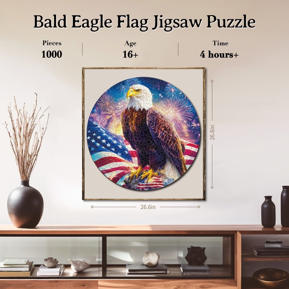 kaayee-cardboard-puzzle-bald-eagle-flag-1000-teile-eco image 4