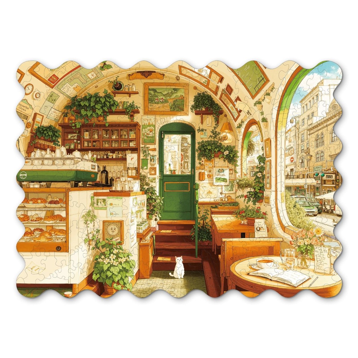 kaayee-wooden-afternoon-tea-joy-holzpuzzle-m-caf-katze image 1