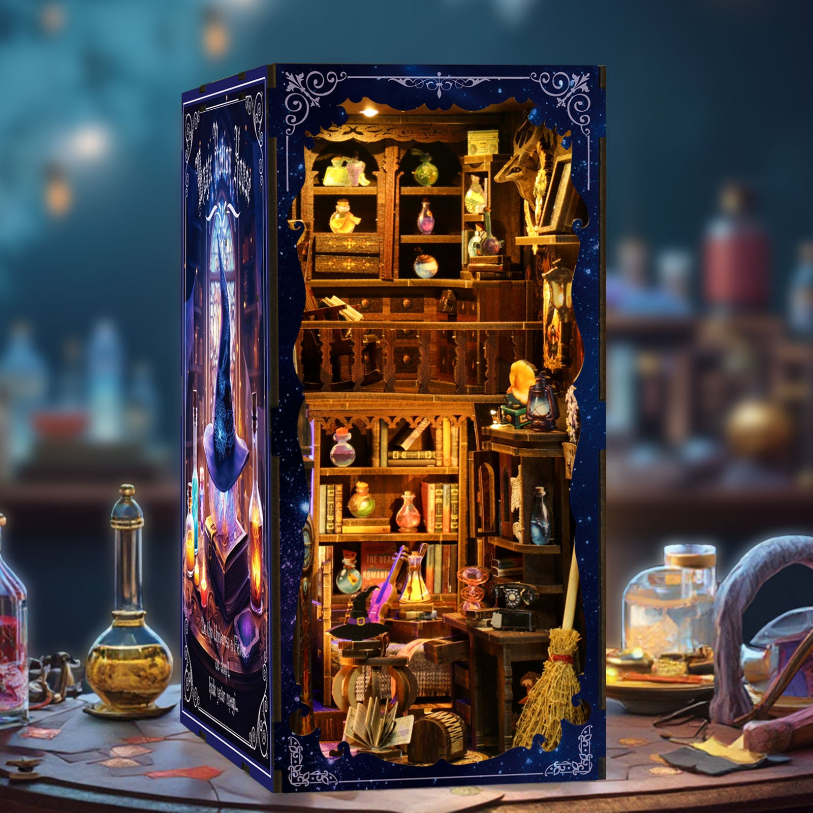 kaayee-book-nook-kit-magic-potion-3d-holzbausatz-fantasy image 2
