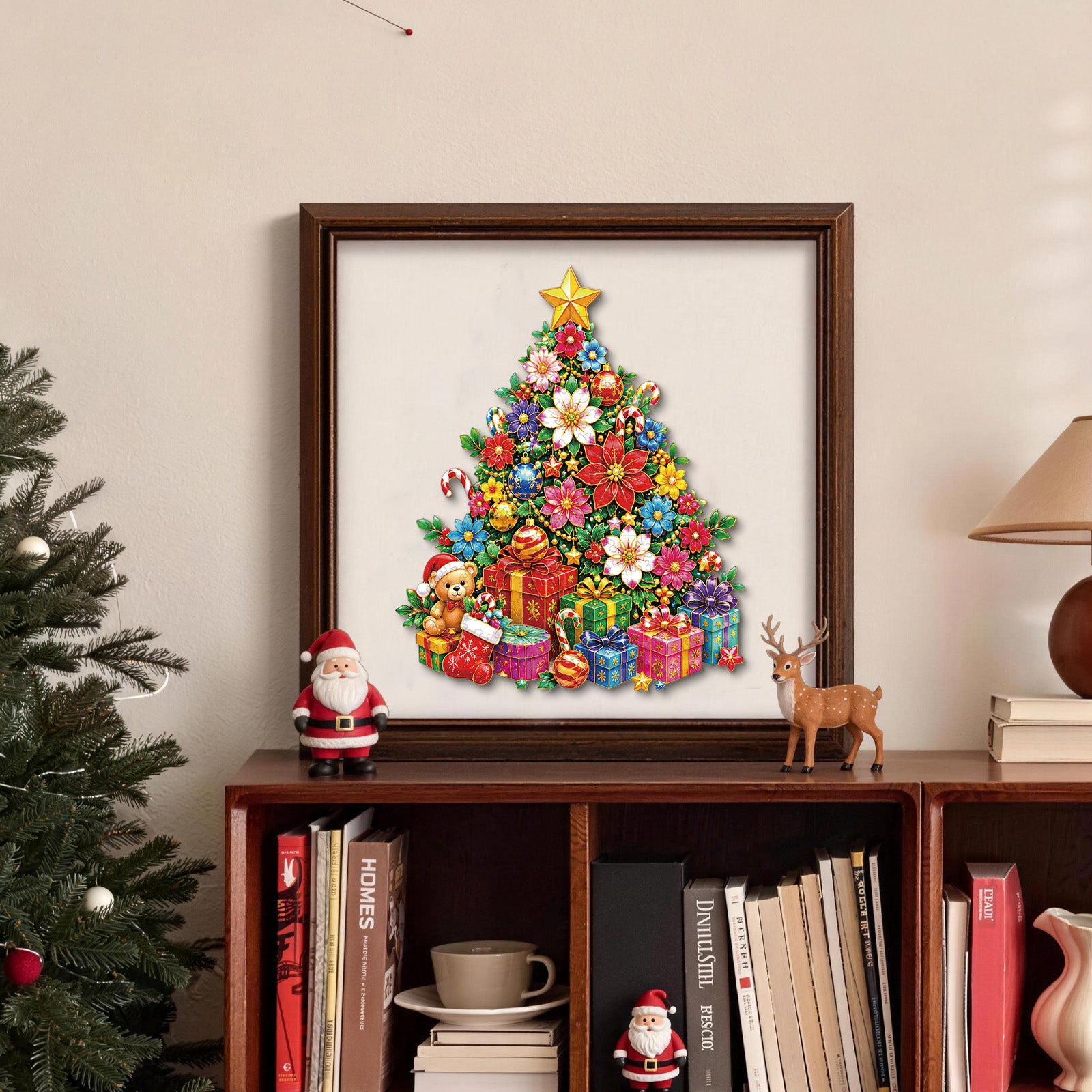 kaayee-wooden-puzzle-floral-gift-christmas-tree-holzpuzzle-medium-weihnachten image 6