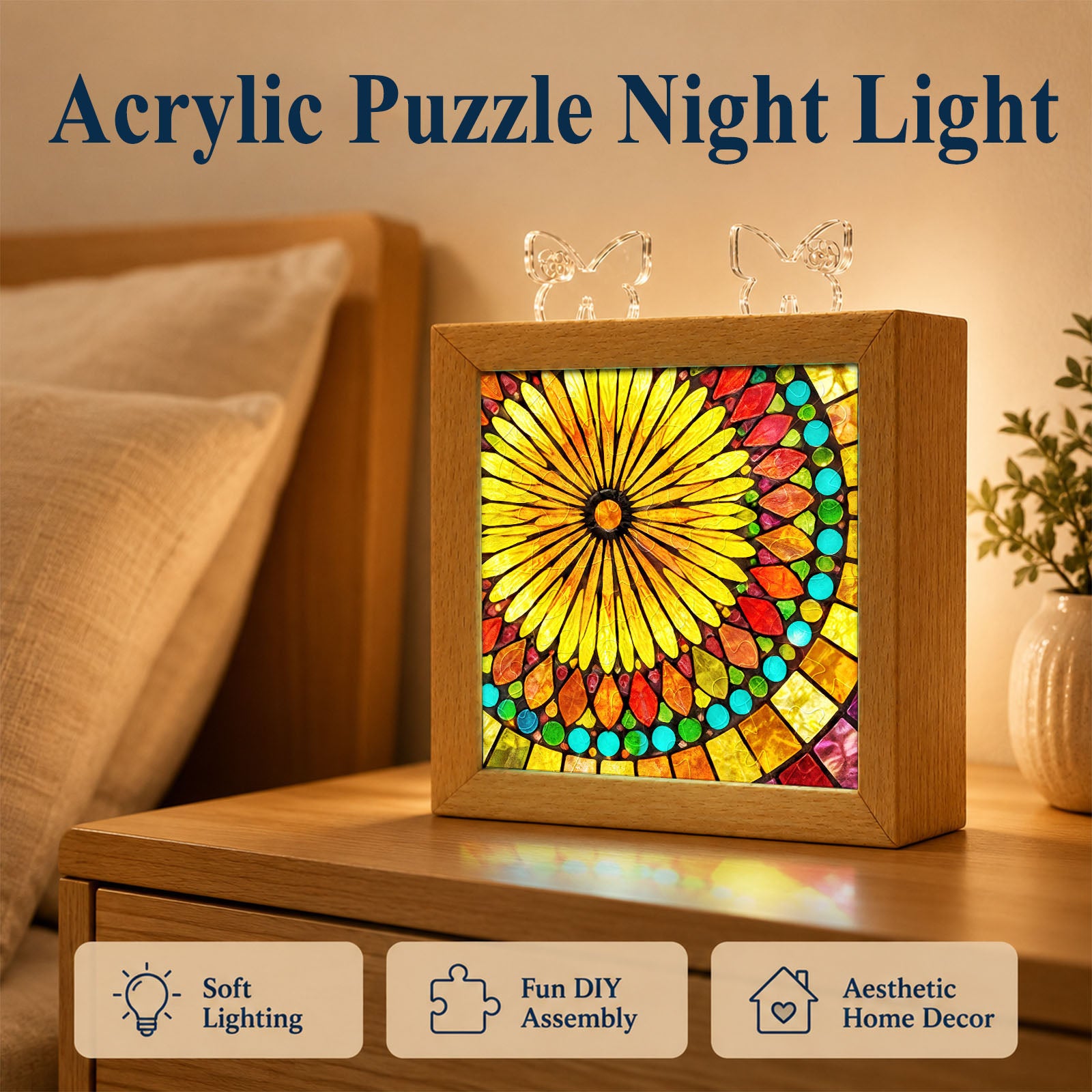 kaayee-night-light-golden-bloom-puzzle-nachtlicht-holz image 6
