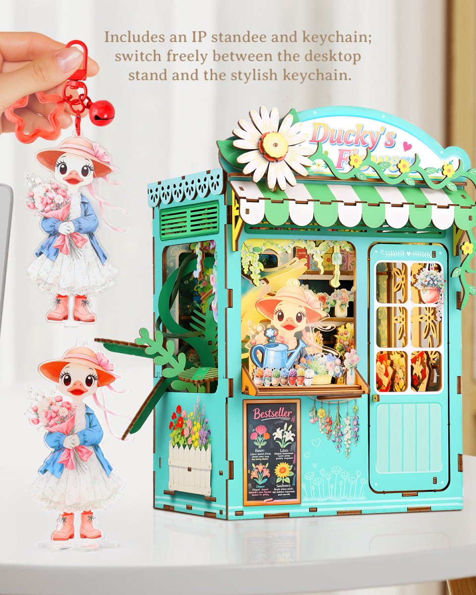 kaayee-book-nook-kit-ducky-s-flower-shop-b-cherecke image 7