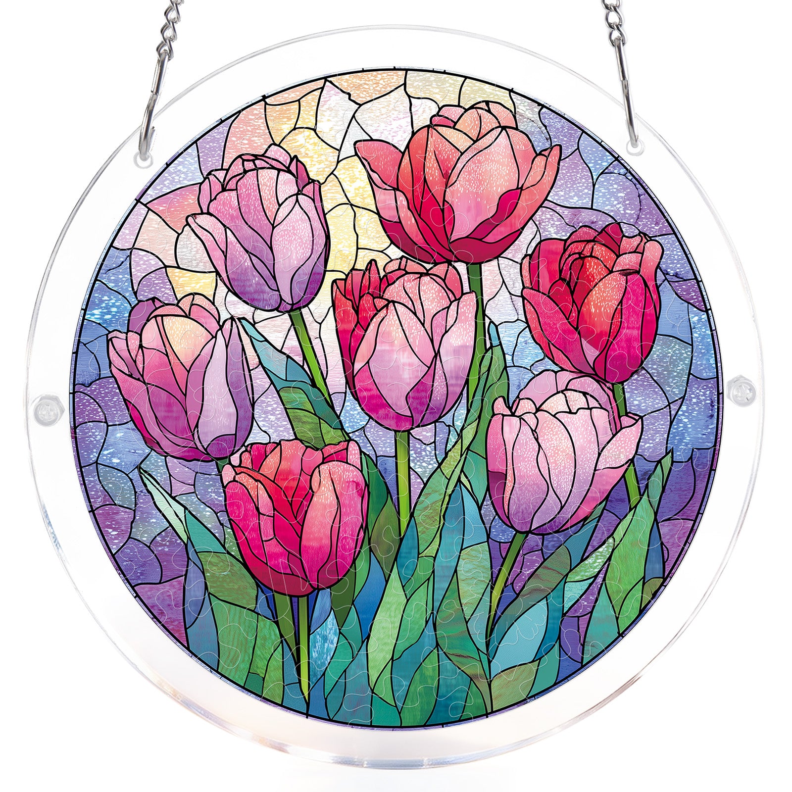 kaayee-suncatcher-puzzle-morning-glow-tulips-acryl-medium image 7