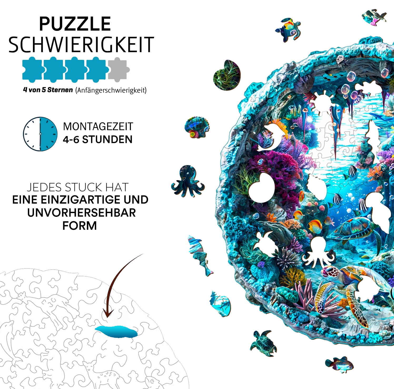 jigfoxy-seabed-holzpuzzle-m-200-teile-meeresmotiv image 4
