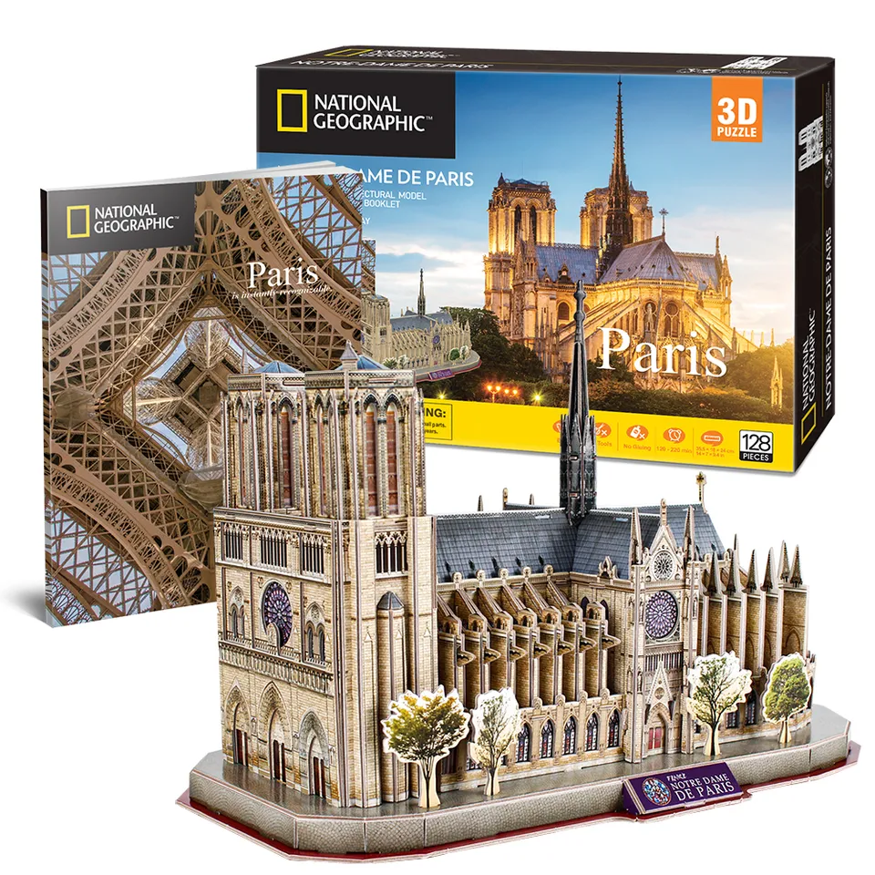 cubicfun-city-ds0986h-notre-dame-de-paris-3d-puzzle-kathedrale image 1