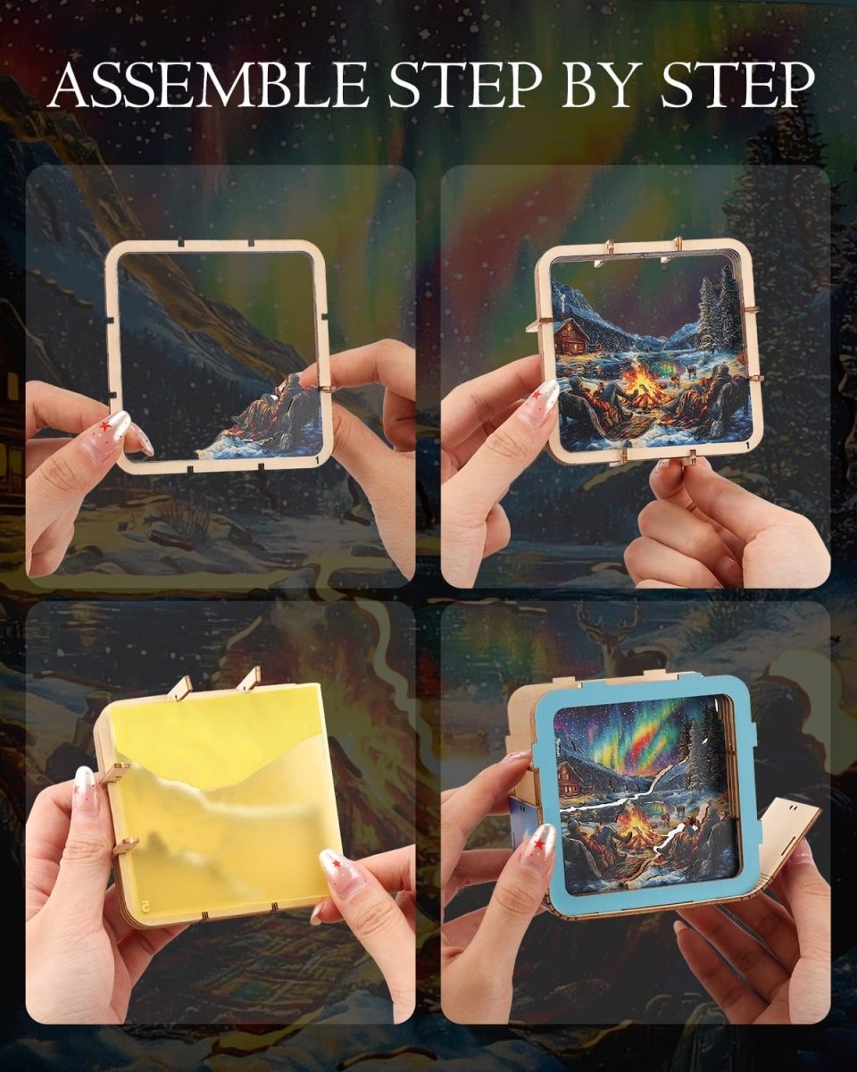 kaayee-night-light-aurora-holz-nachtlicht-3d-puzzle-bausatz image 6