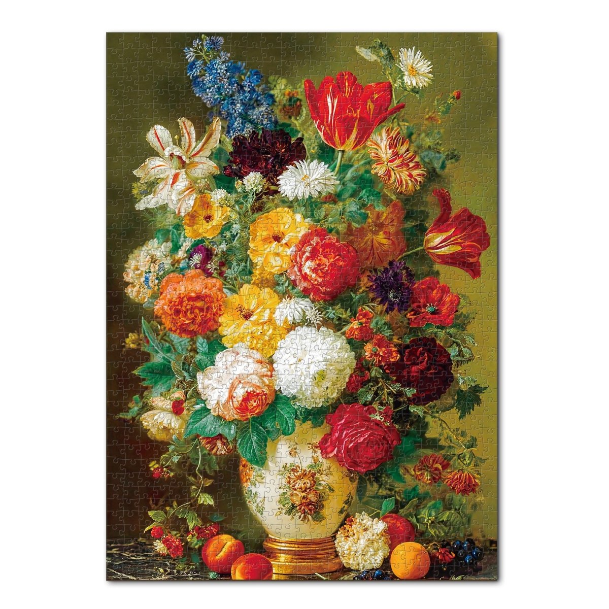 kaayee-cardboard-puzzle-floral-art-1000-teile-standard image 1