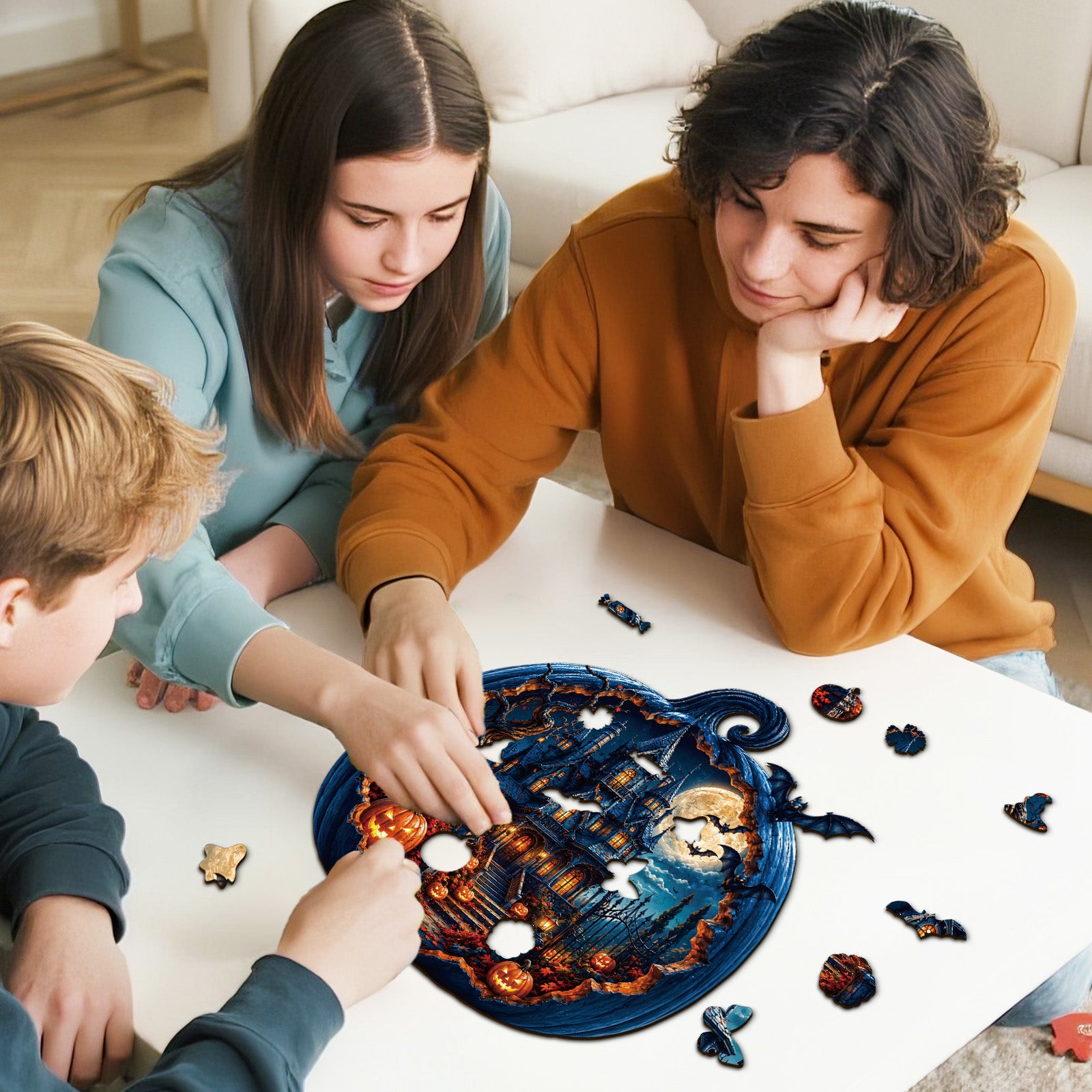 kaayee-wooden-puzzle-moonlit-pumpkin-manor-holzpuzzle-medium image 7