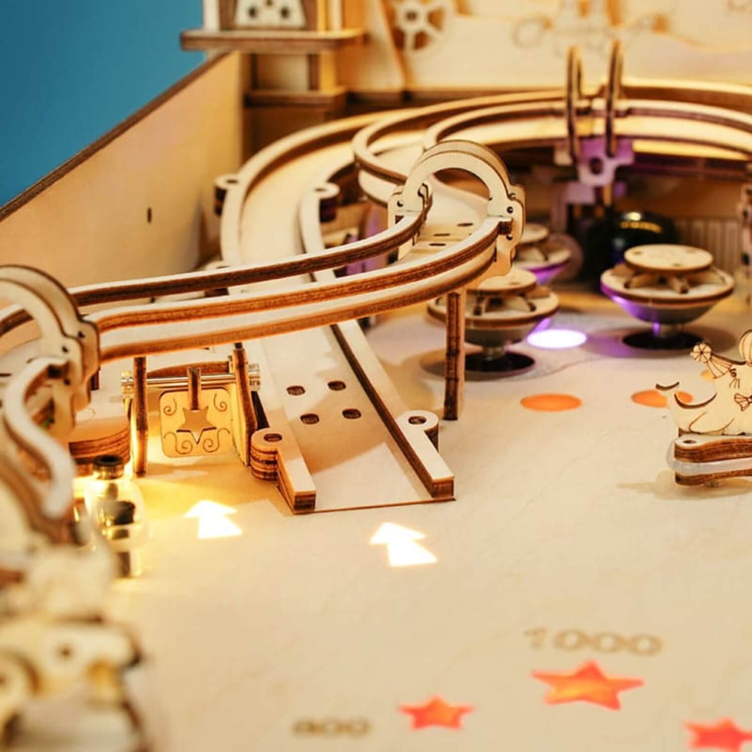magicholz-pinball-maschine-holz-flipper-bausatz-starter-kit image 6