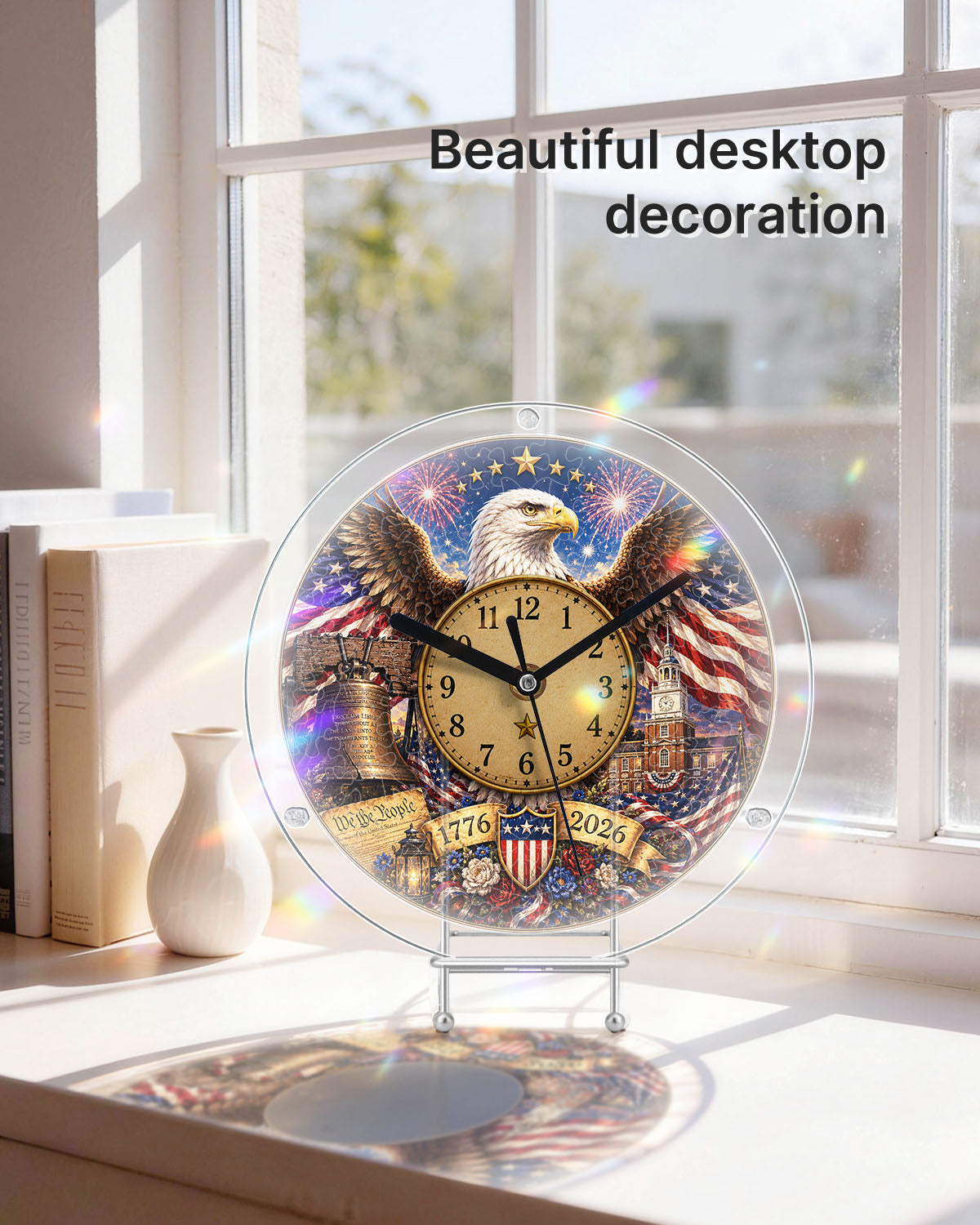 kaayee-clock-kit-ode-to-the-free-eagle-wanduhr-acryl-regular image 6