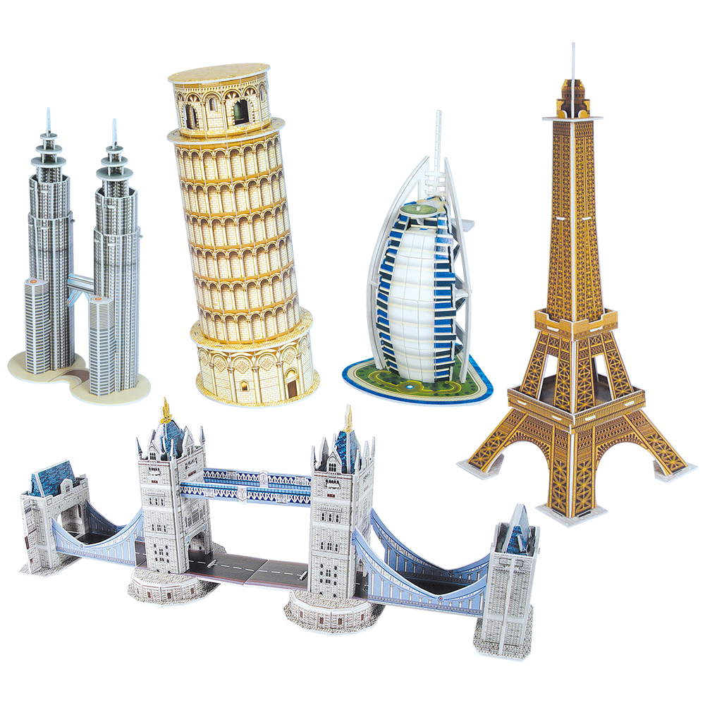 cubicfun-architecture-c056h-mini-series-1-3d-puzzle-set image 2