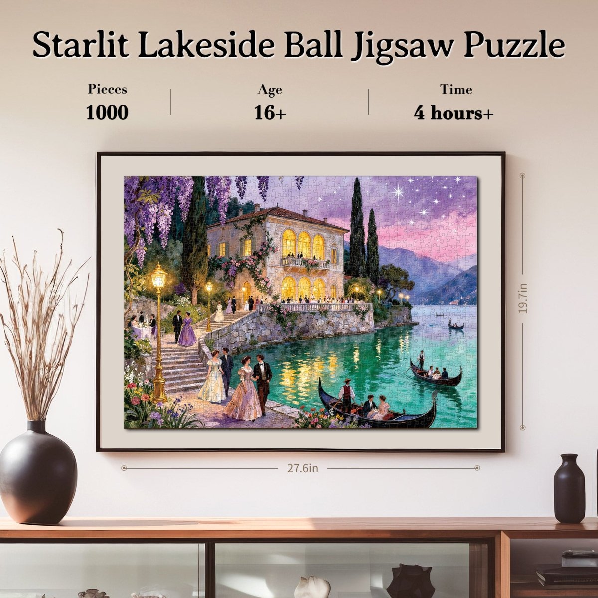 kaayee-cardboard-puzzle-starlit-lakeside-ball-1000-teile-puzzle image 4