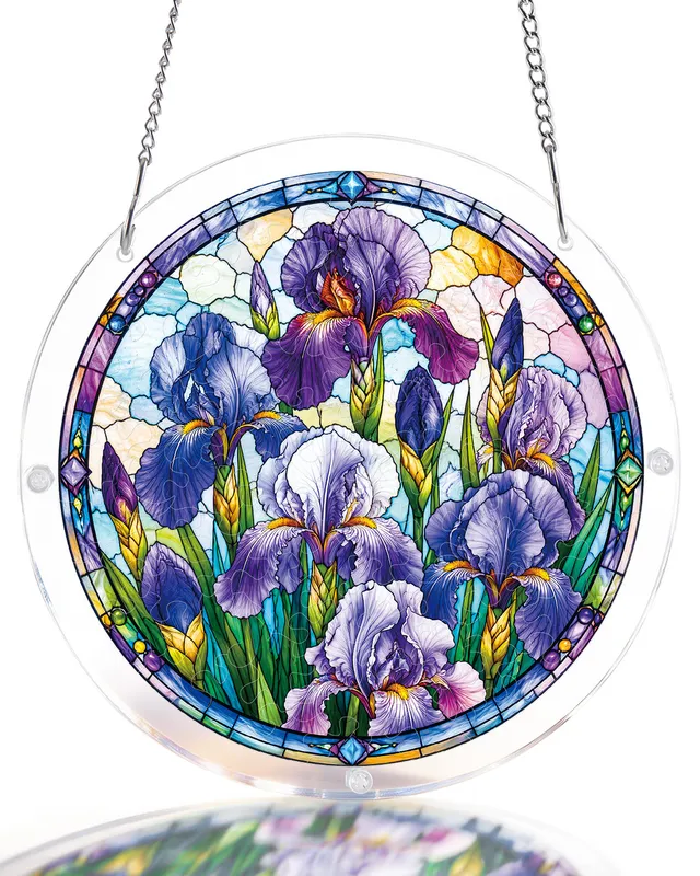kaayee-suncatcher-iris-morning-light-fensterbild-klein-18-8cm image 1