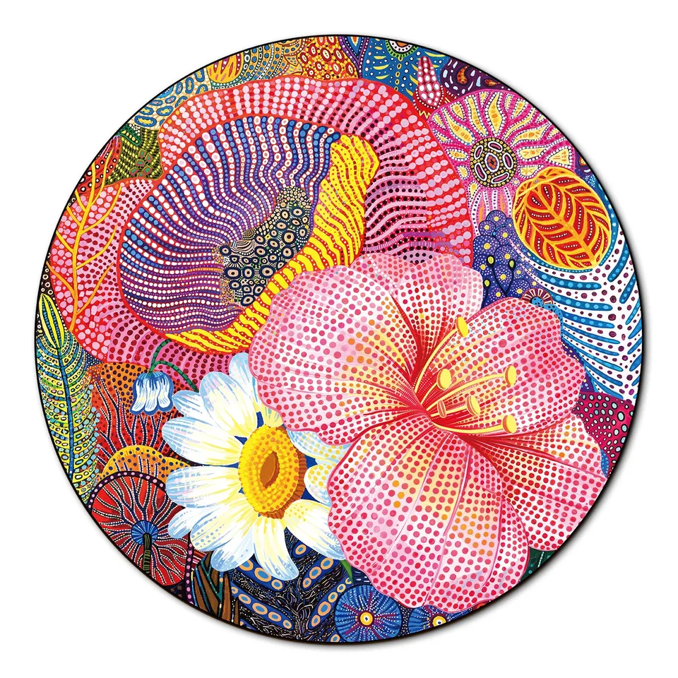 kaayee-cardboard-dreamy-wildflowers-puzzle-1000-teile image 1