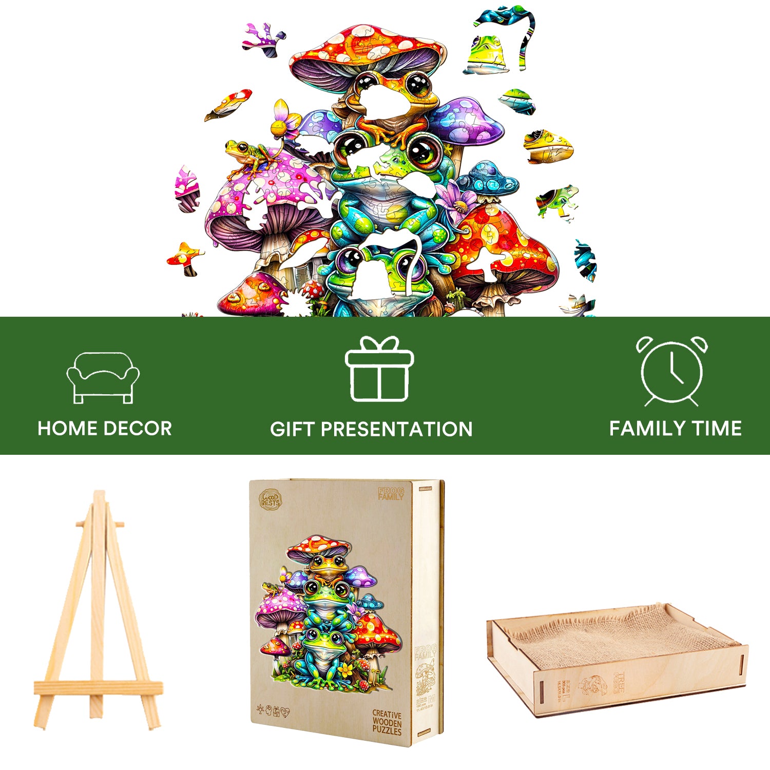 jigfoxy-frog-holzpuzzle-m-190-teile-froschmotiv image 7