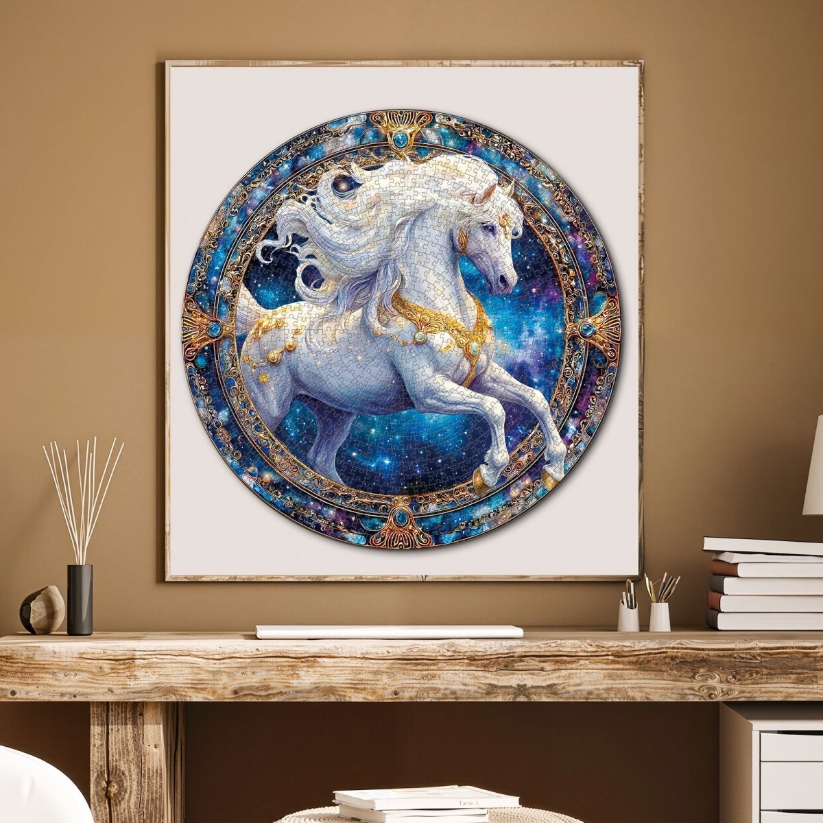 kaayee-cosmic-horse-puzzle-1000-teile-eco-white-board image 5