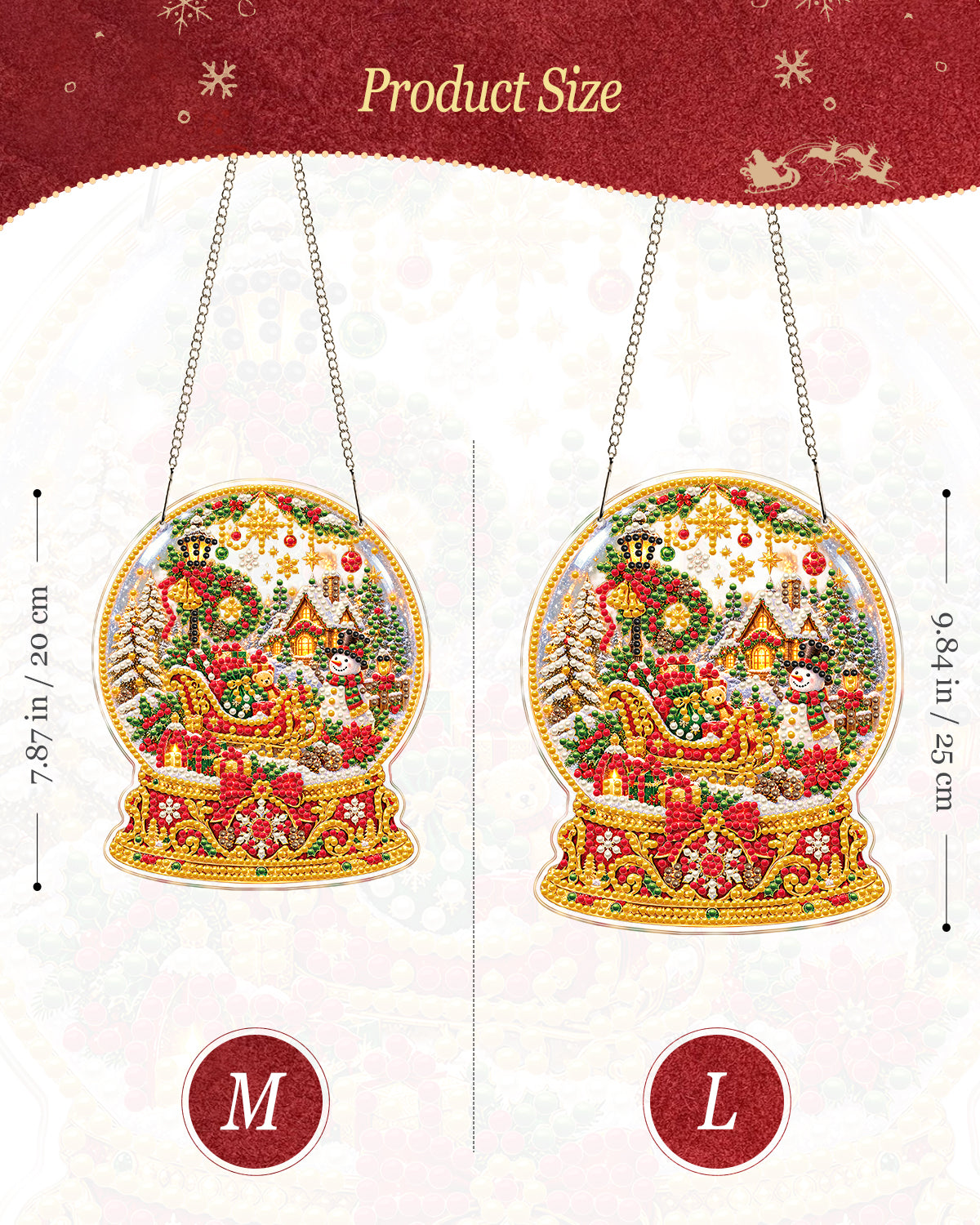 kaayee-christmas-crystal-ball-suncatcher-bastelset-20-cm image 4