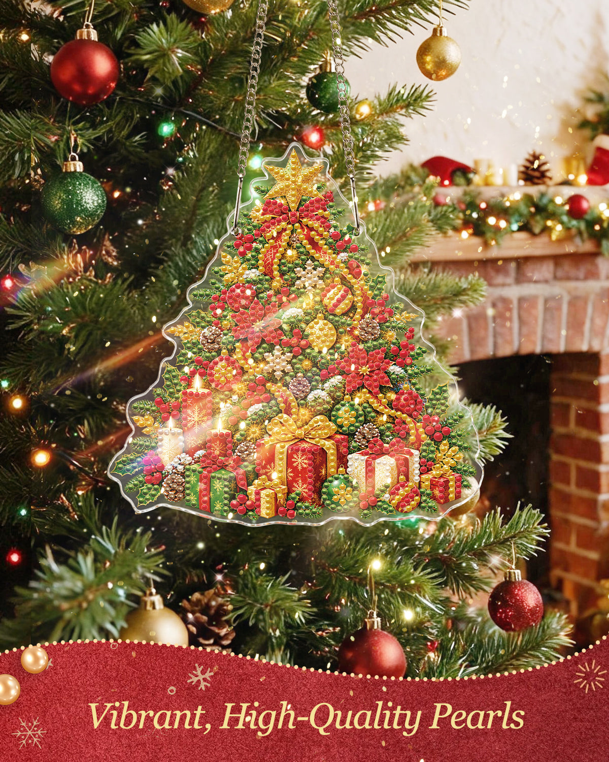 kaayee-suncatcher-puzzle-christmas-tree-fensterbild-20-cm-perlen image 2