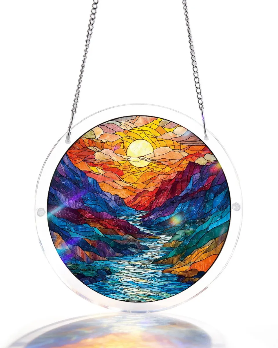 kaayee-suncatcher-glazed-mountain-moon-fensterbild-small image 1