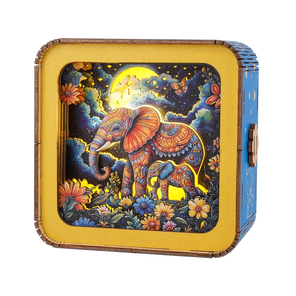 kaayee-night-light-holz-nachtlicht-elefanten-mondlicht-3d-puzzle image 1