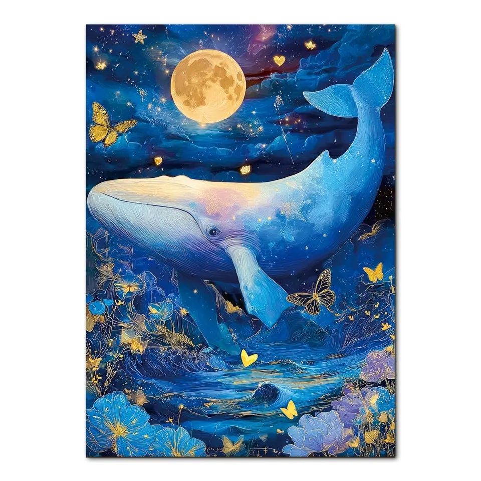 kaayee-moonlit-whale-puzzle-1000-teile-eco-white-board image 1