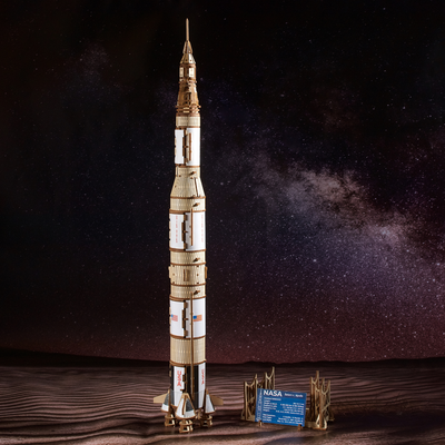 magicholz-mechanischer-bausatz-nasa-saturn-v-mondrover-holzmodell-2er-set image 5
