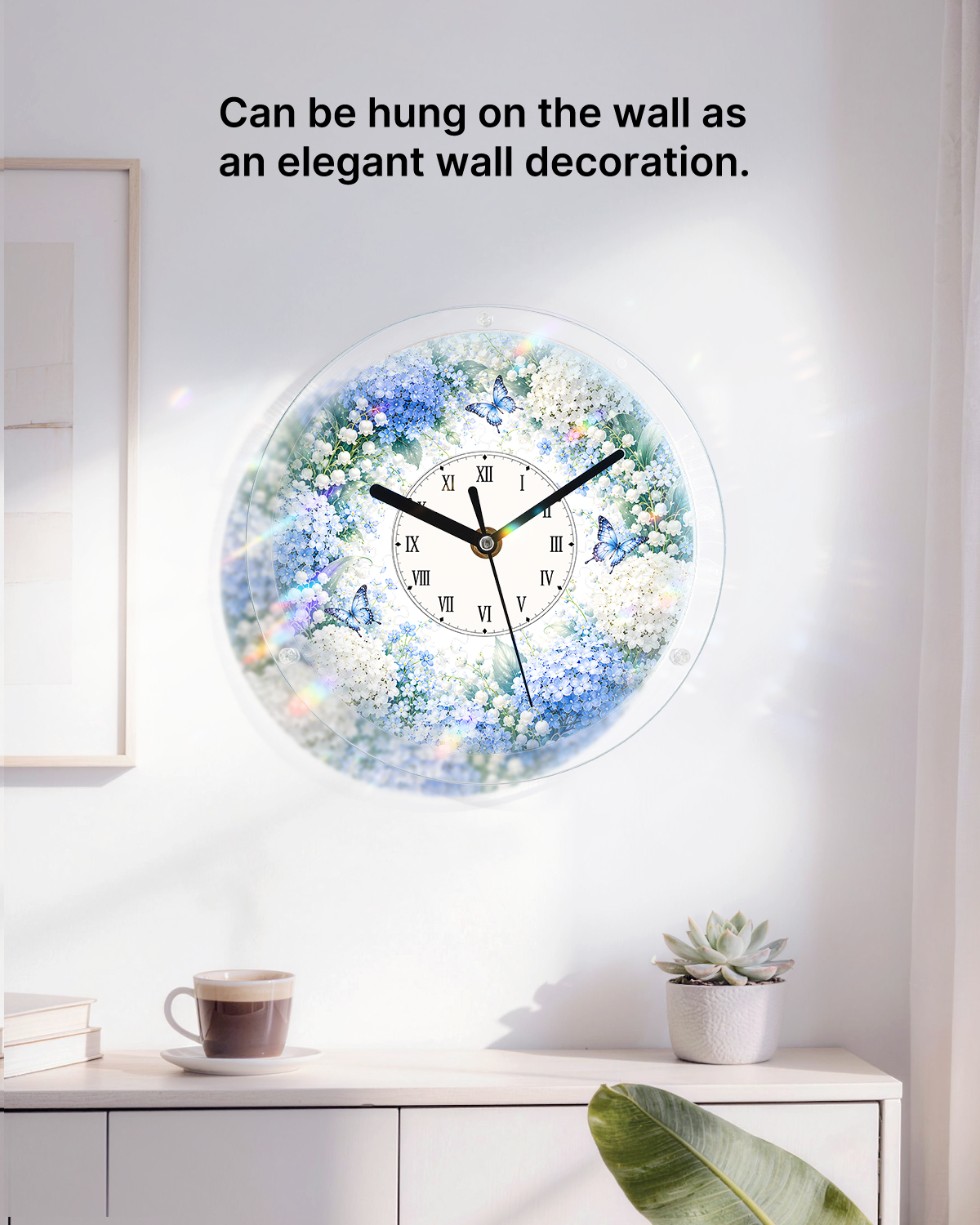 kaayee-clock-kit-hydrangea-garden-puzzle-uhr-regular-acryl image 4